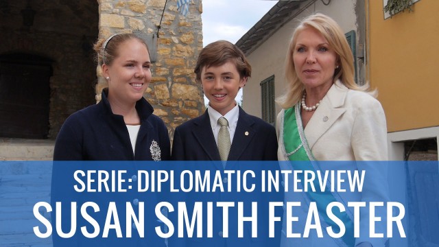 SERIE: DIPLOMATIC INTERVIEW – Susan Smith Feaster, representative in Washington D.C. USA & VISIT a delegation of American personalities