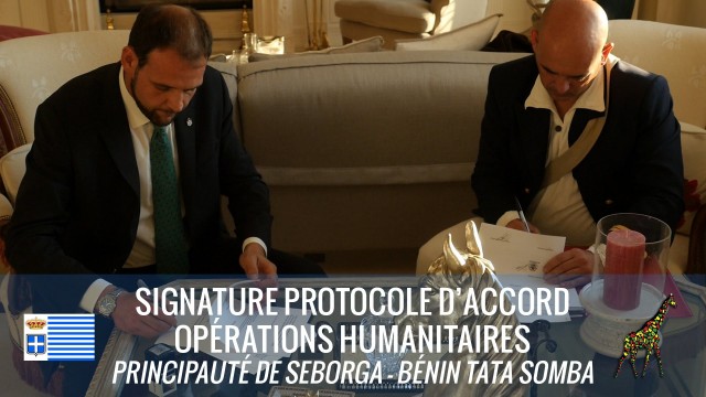 Signature of a protocol of agreement for international humanitarian operations with Bénin Tata Somba