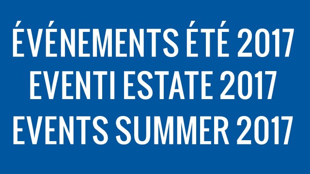 Événements – Fêtes de cet été 2017 à Seborga