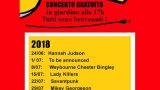 La Domenica Unplugged: concert schedule 2018