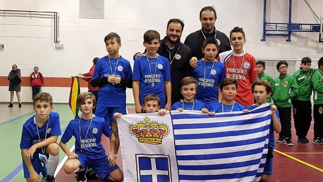 FOOTBALL – 2ème Place pour l’équipe nationale under-13 de Seborga au Tournoi International de Football en salle de Lainate (Milan)