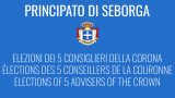 La Principessa Nina ha indetto le elezioni dei cinque Consiglieri della Corona di nomina popolare, che si terranno domenica 9 febbraio